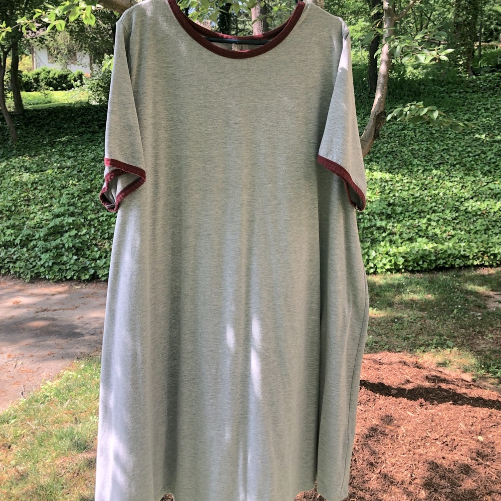 Grey T-shirt Dress